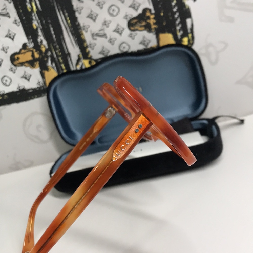 Luxury New Authentic Gucci GG0473O 003 Eyeglasses - Picture 9 of 14
